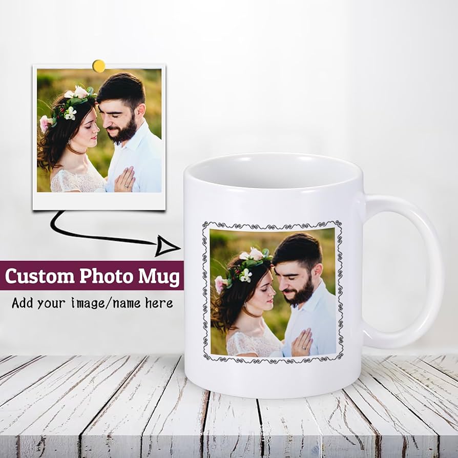 Idee regalo anniversario per lui lei con foto su nome personalizzato tazza mug coppia amore regalo Idee regalo anniversario matrimonio romantica