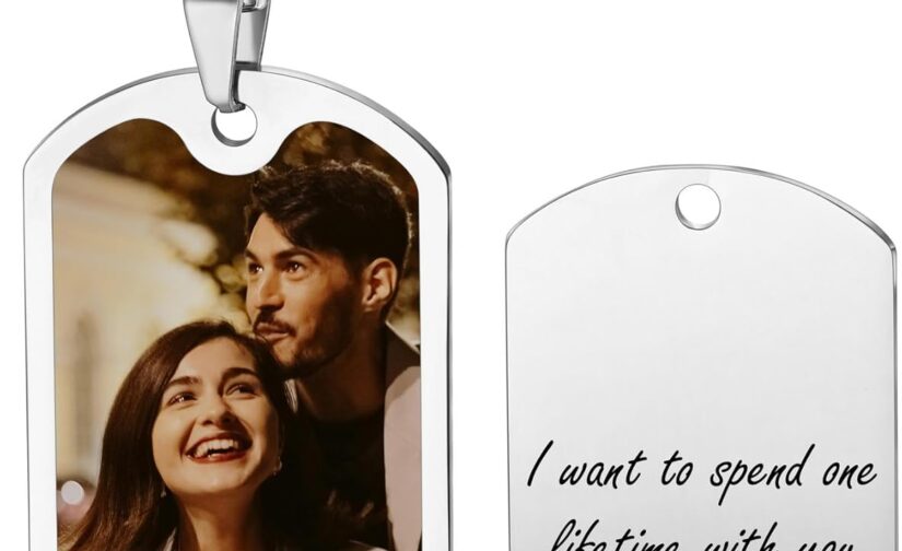 Idee regalo ciondolo personalizzati san valentino ciondoli con foto scritta nome frase per lui lei uomo donna coppia regali personalizzati ciondolo