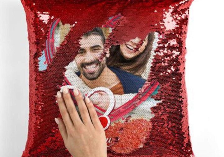 Idee regalo cuscino collage foto amore Personalizzato san valentino con foto scritta nome frase iniziali logo per lui lei uomo donna personalizzata