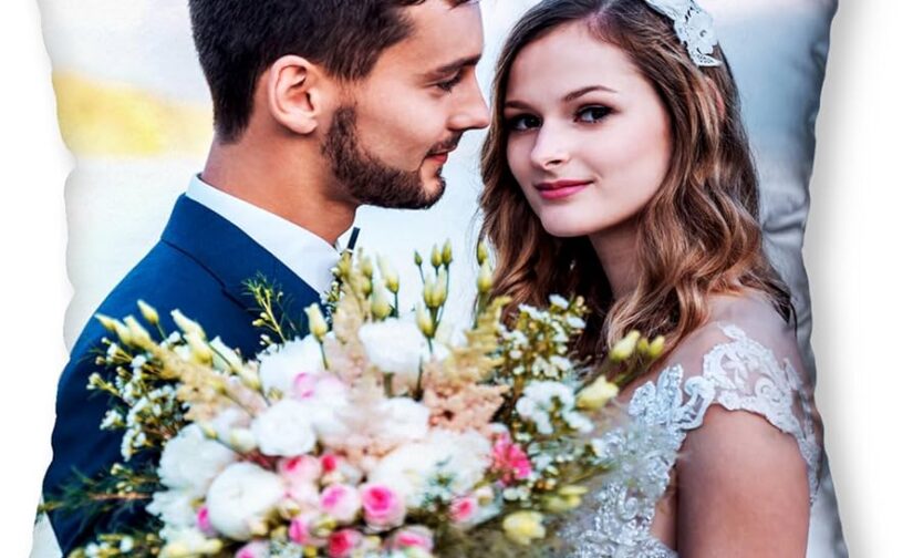 Idee regalo cuscino san valentino con foto scritta nome frase iniziali logo per lui lei uomo donna coppia Federa personalizzata cuscino magico regali