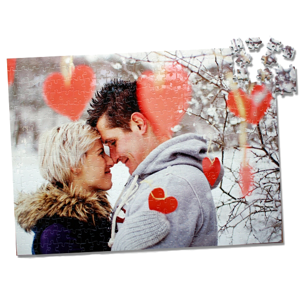 Idee regalo puzzle personalizado san valentin con foto scritta nome frase per lui lei uomo donna coppia amaro puzzle foto regali personalizzati