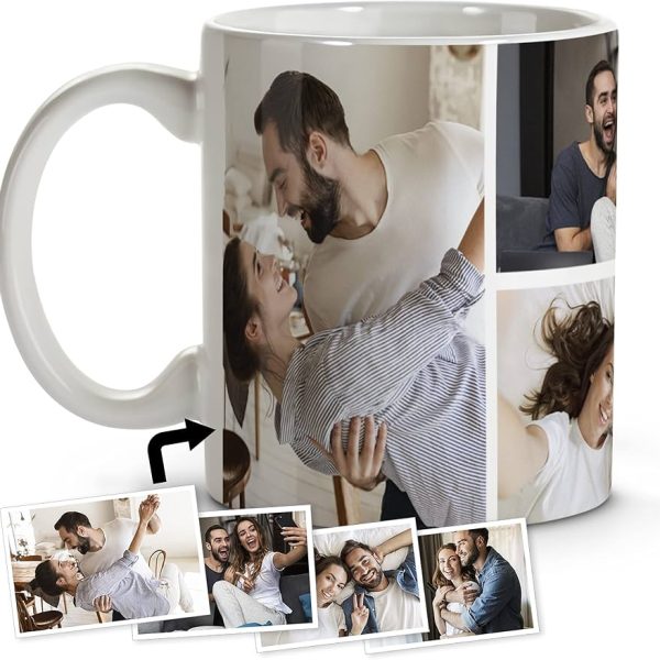 Idee regali tazza personalizzate ceramica su stampa con foto scritte nome tazza da caffè mug personalizzata creare magica smaltate cucchiaio