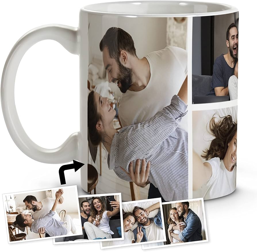 Idee regali tazza personalizzate ceramica su stampa con foto scritte nome tazza da caffè mug personalizzata creare magica smaltate cucchiaio